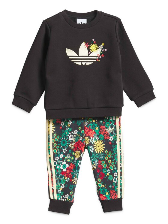 adidas Анцуг Liberty London KD3412 Черен Regular Fit