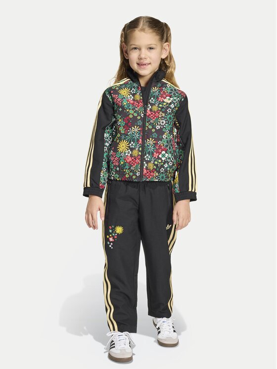 adidas Анцуг Liberty London KD5937 Черен Regular Fit
