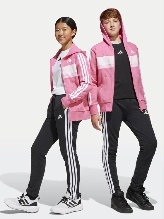 adidas Анцуг Seasonal Essentials Tiberio 3-Stripes JC7521 Розов Regular Fit