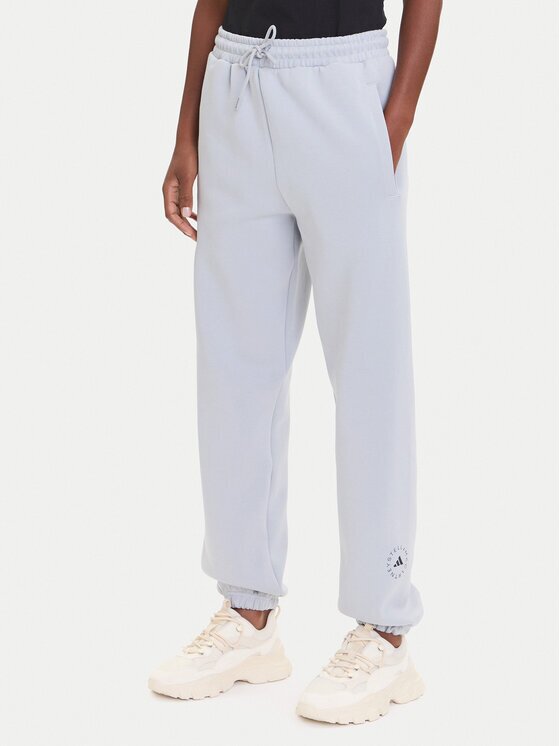 adidas by Stella McCartney Долнище анцуг JX6777 Сив Loose Fit
