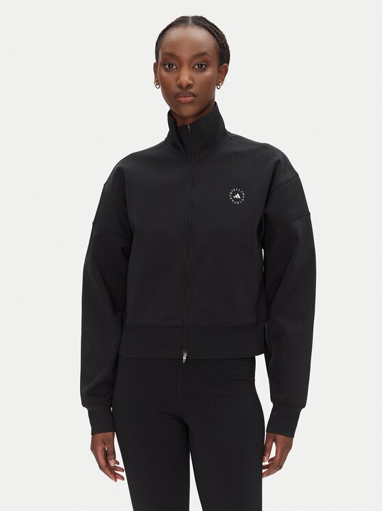 adidas by Stella McCartney Суитшърт JJ0084 Черен Regular Fit
