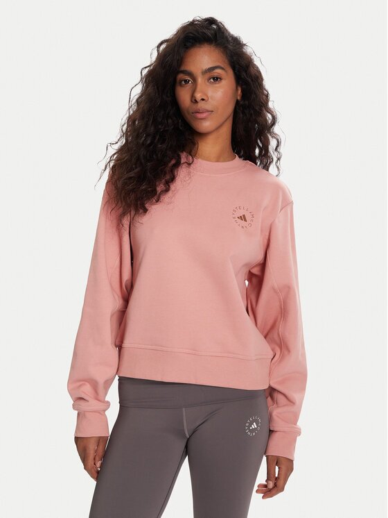 adidas by Stella McCartney Суитшърт JX6784 Розов Regular Fit