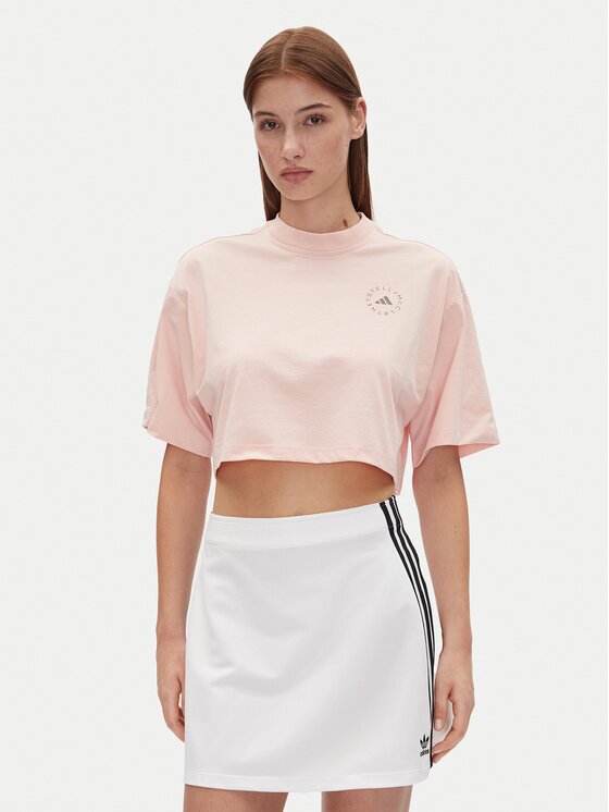 adidas by Stella McCartney Тишърт JJ0081 Розов Oversize