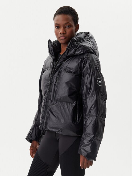 adidas by Stella McCartney Зимно яке Winter IW9842 Черен Loose Fit