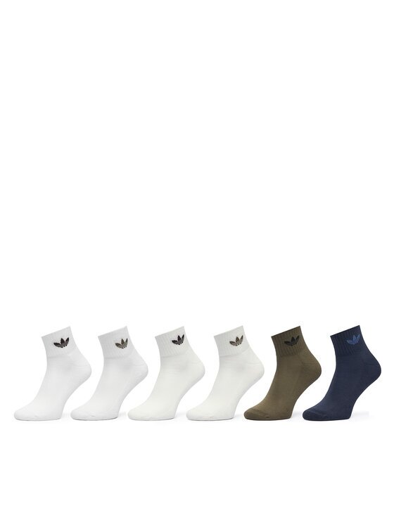 adidas Дълги чорапи Mid Ankle Socks 6 Pairs KQ9070