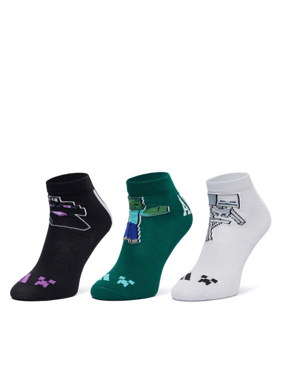 adidas Дълги чорапи Minecraft Kids 3 Pairs Per Pack Socks KR2352