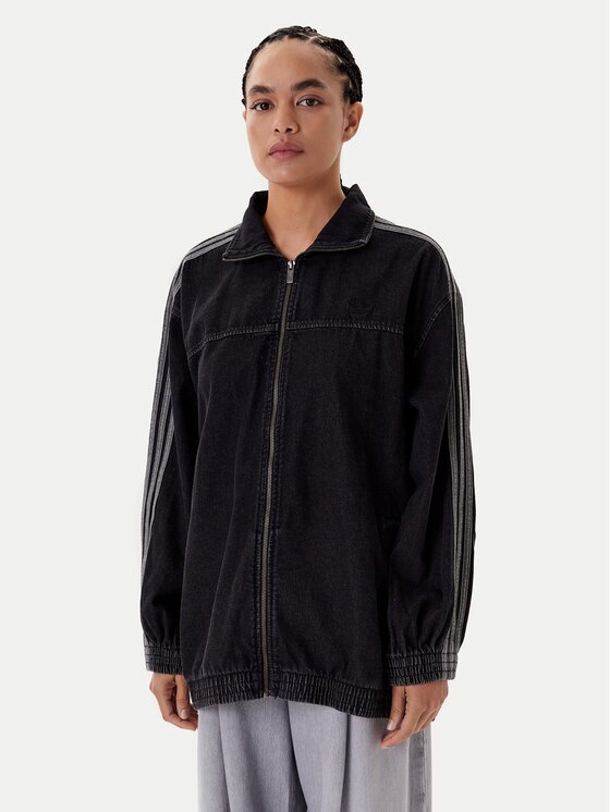 adidas Дънково яке adicolor Denim Adilenium JY2897 Черен Oversize