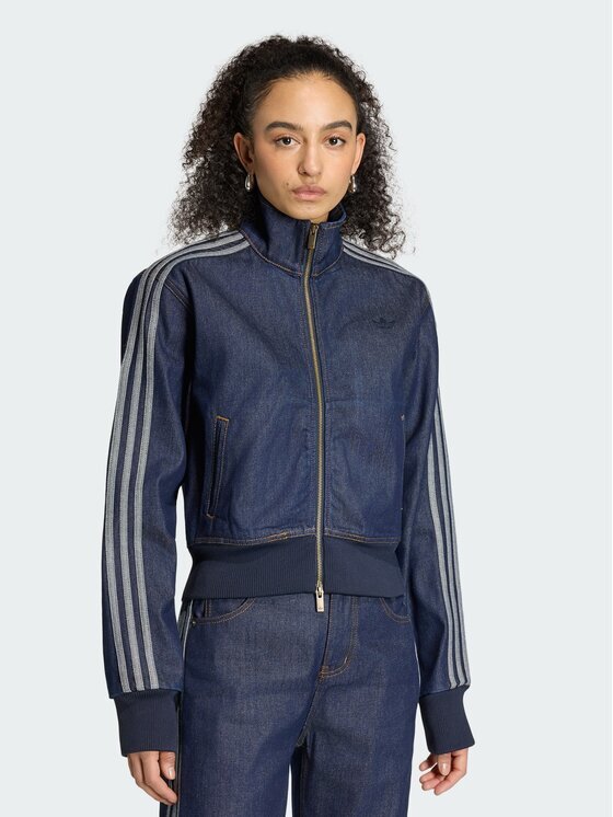adidas Дънково яке Firebird KQ6491 Slim Fit