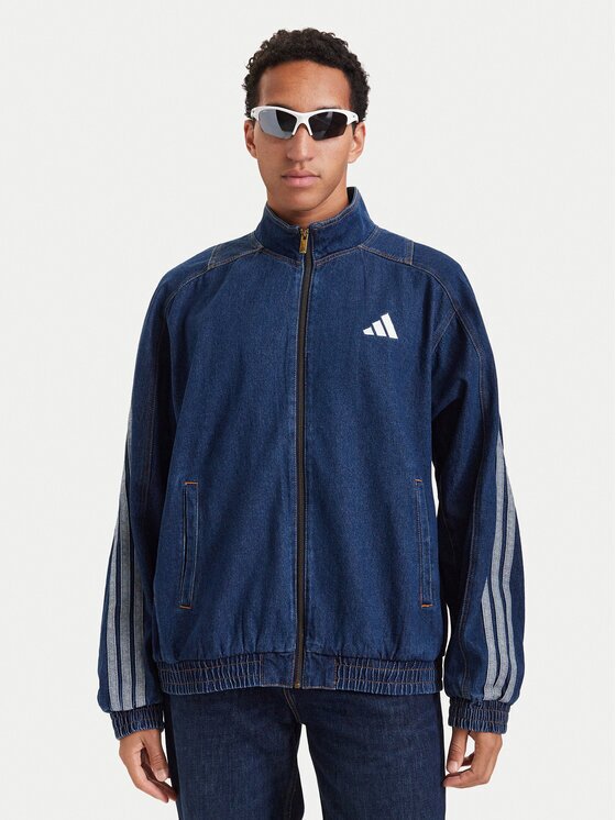 adidas Дънково яке Stadium KV8345 Loose Fit