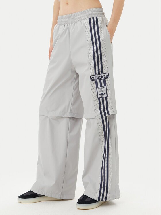 adidas Долнище анцуг Adibreak JJ3122 Сив Regular Fit
