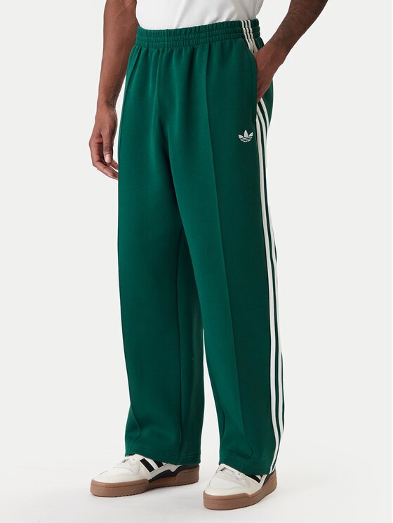adidas Долнище анцуг adicolor Spacer Track KD4088 Зелен Baggy Fit