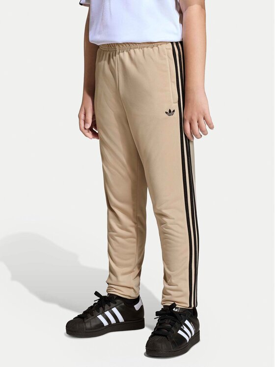 adidas Долнище анцуг adicolor SST KE2864 Бежов Regular Fit