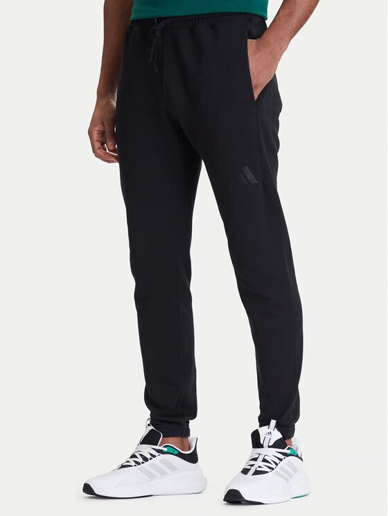 adidas Долнище анцуг ALL SZN French Terry IV5216 Черен Loose Fit