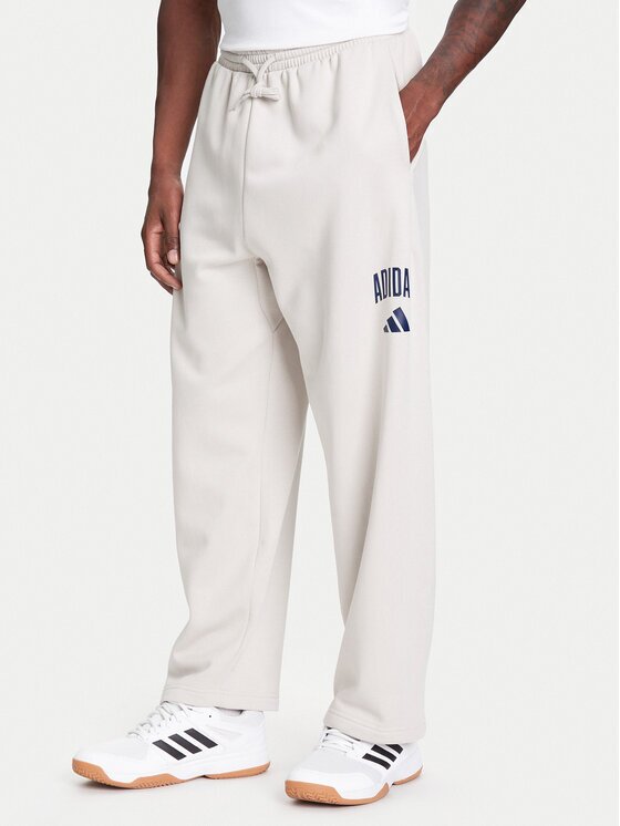 adidas Долнище анцуг Collegiate JM9177 Бежов Regular Fit