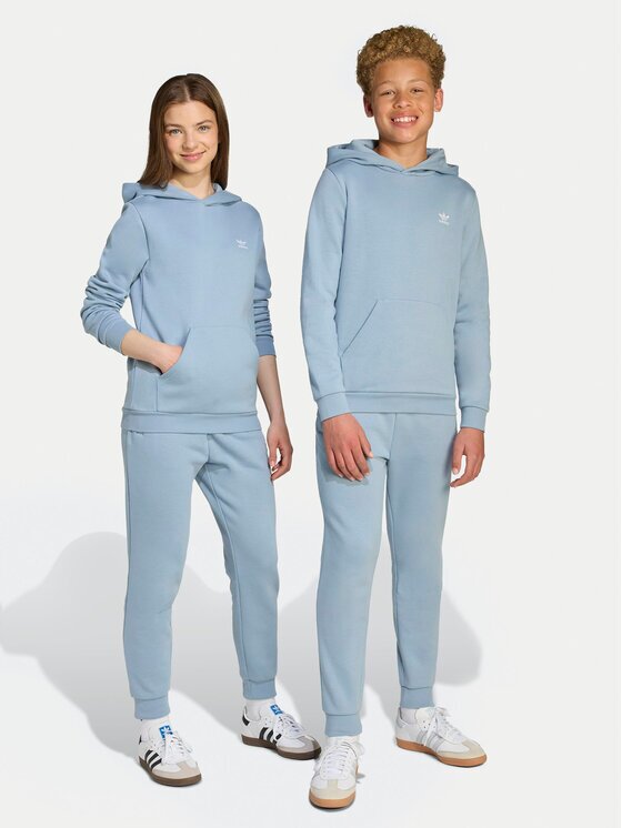 adidas Долнище анцуг JX2743 Светлосиньо Regular Fit