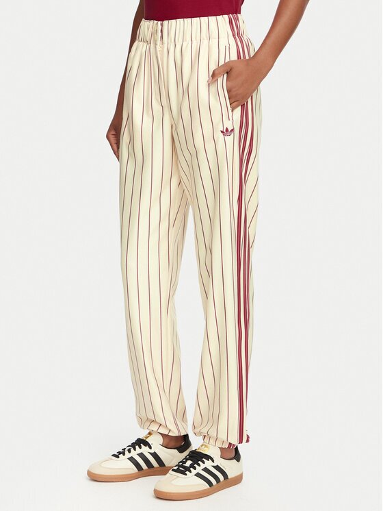 adidas Долнище анцуг Pinstripe Firebird Track Ptan KT1851 Regular Fit