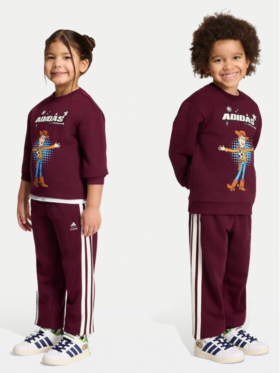 adidas Долнище анцуг Pixar Toy Story KG6131 Бордо Regular Fit