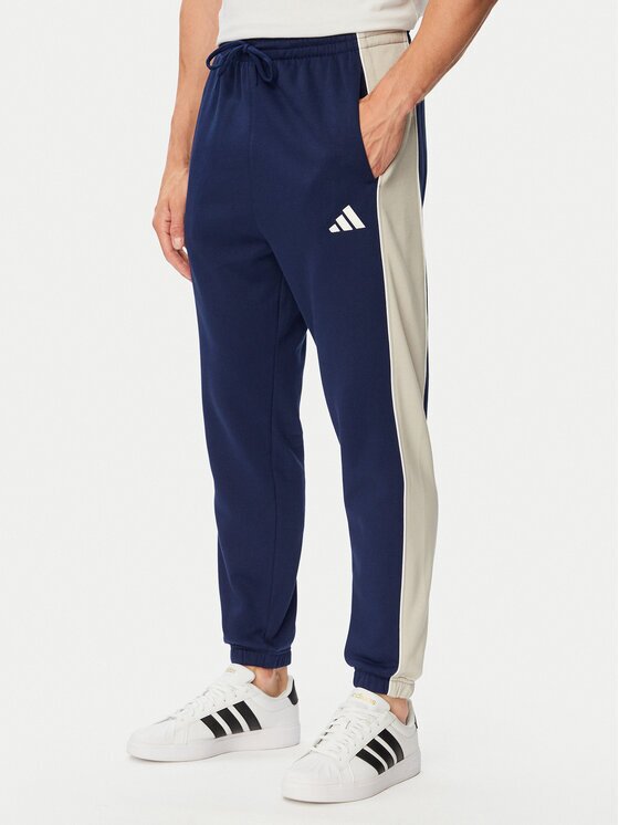 adidas Долнище анцуг Seasonal Essentials Colorblock Fleece KF4211 Cosy Fleece Fit