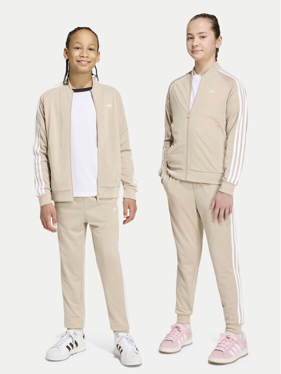 adidas Долнище анцуг Sst Track IA2239 Светлобежов Regular Fit