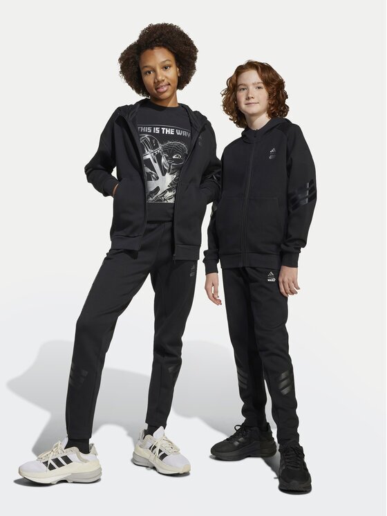adidas Долнище анцуг Star Wars The Mandalorian™ JF3635 Черен Regular Fit