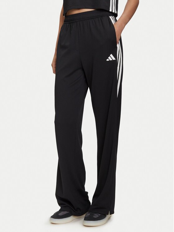 adidas Долнище анцуг Tiro Cut 3-Stripes Mesh JG4103 Черен Loose Fit
