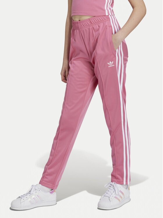 adidas Долнище анцуг Trefoil IY4032 Розов Regular Fit