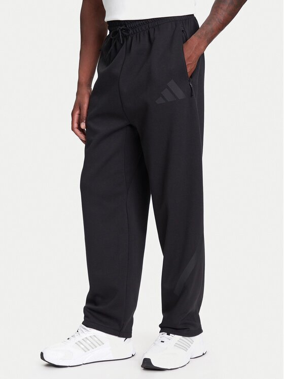 adidas Долнище анцуг Z.N.E. JC5478 Черен Loose Fit