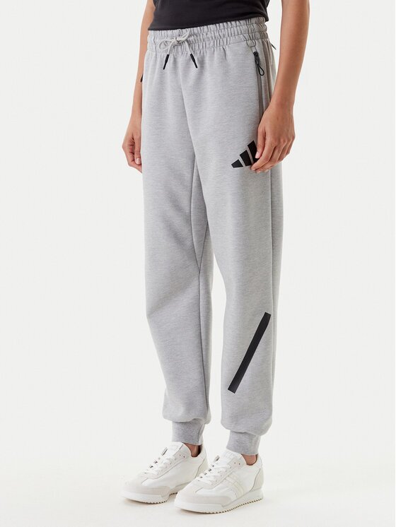 adidas Долнище анцуг Z.N.E. JD9586 Сив Regular Fit