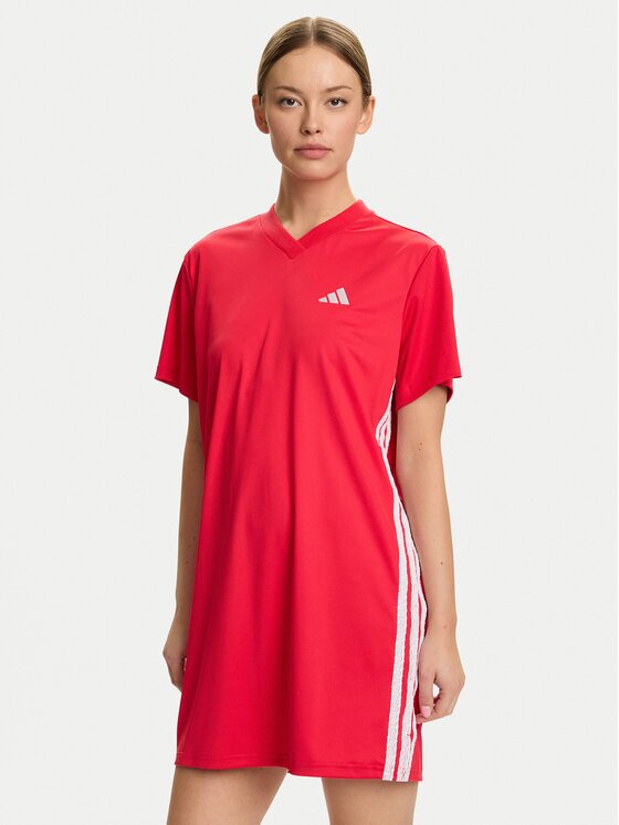 adidas Ежедневна рокля Sport Craft Shift JZ8131 Червен Loose Fit