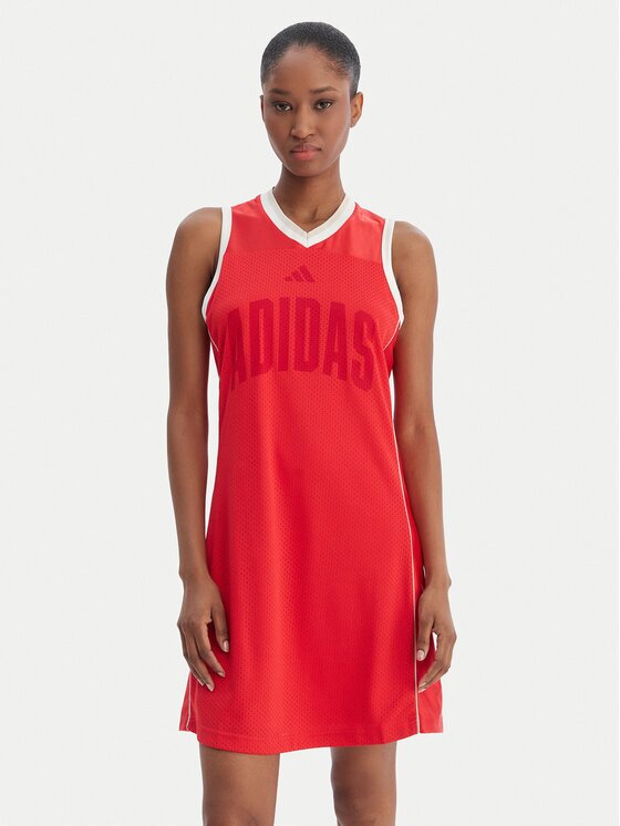 adidas Ежедневна рокля Stadium KC4998 Червен Slim Fit