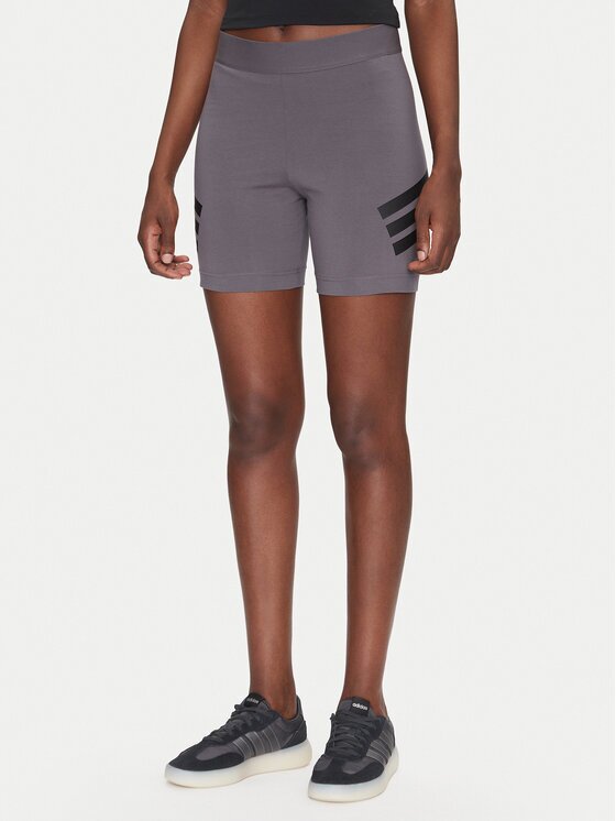 adidas Къс клин Future Icons 3-Stripes JE0170 Сив Slim Fit