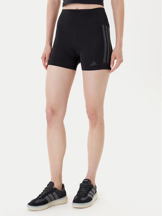 adidas Къс клин Optime 3-Stripes JG6144 Черен Slim Fit