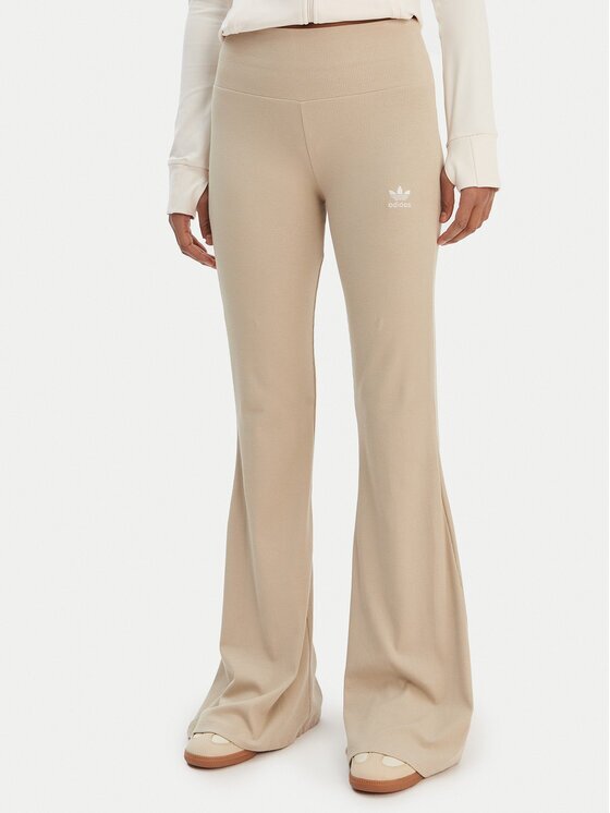 adidas Клин Essentials KD3850 Бежов Flared Leg