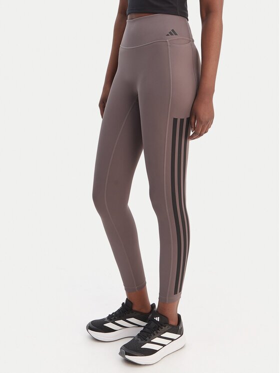 adidas Клин Optime Workout 3-Stripes KE7530 Сив Slim Fit