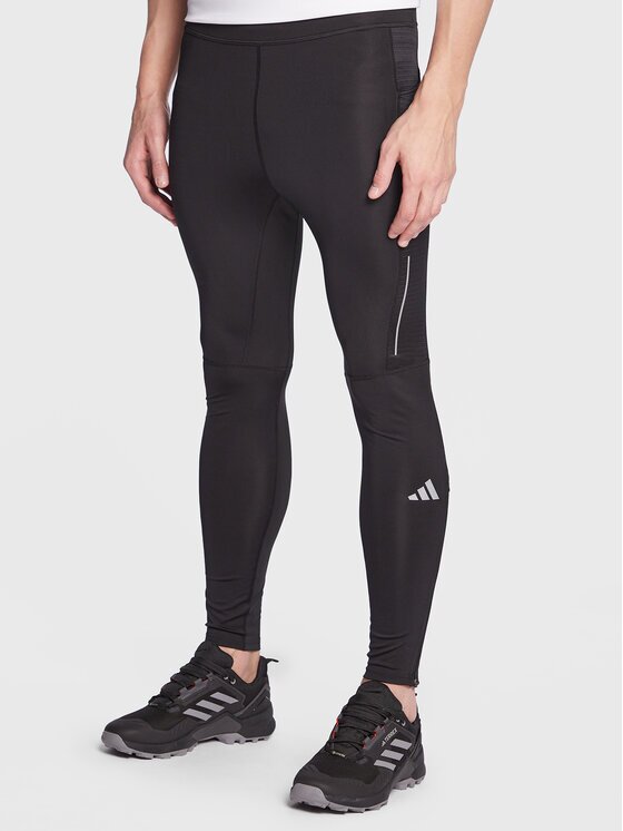 adidas Клин Own the Run Leggings HM8444 Черен Fitted Fit