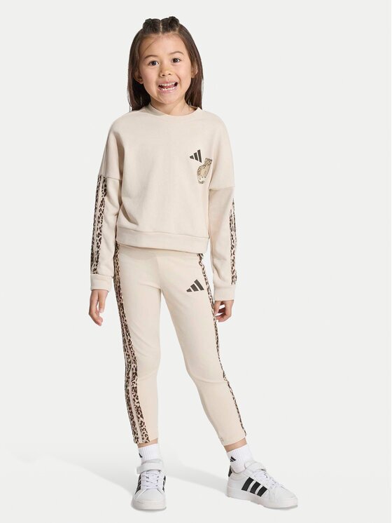 adidas Комплект суитшърт и клин Animal Leggings Set KC7210 Regular Fit