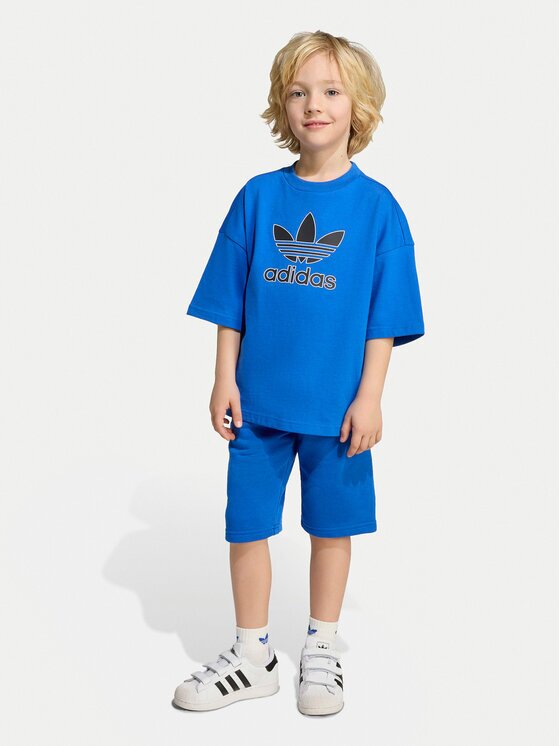 adidas Комплект тишърт и панталонки Big Logo Execution KA0224 Loose Fit