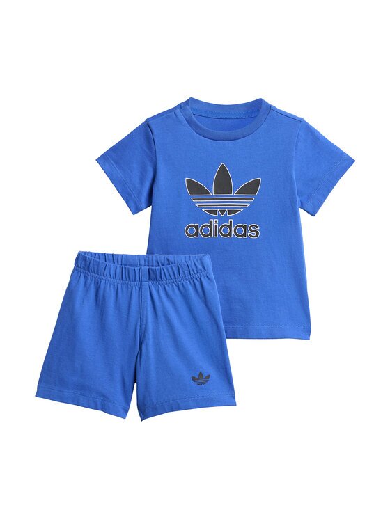 adidas Комплект тишърт и панталонки Big Logo Execution KA2652 Син Regular Fit