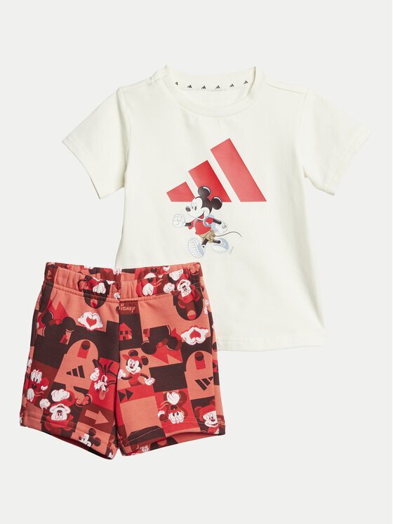 adidas Комплект тишърт и панталонки Disney Mickey Mouse JF3625 Regular Fit