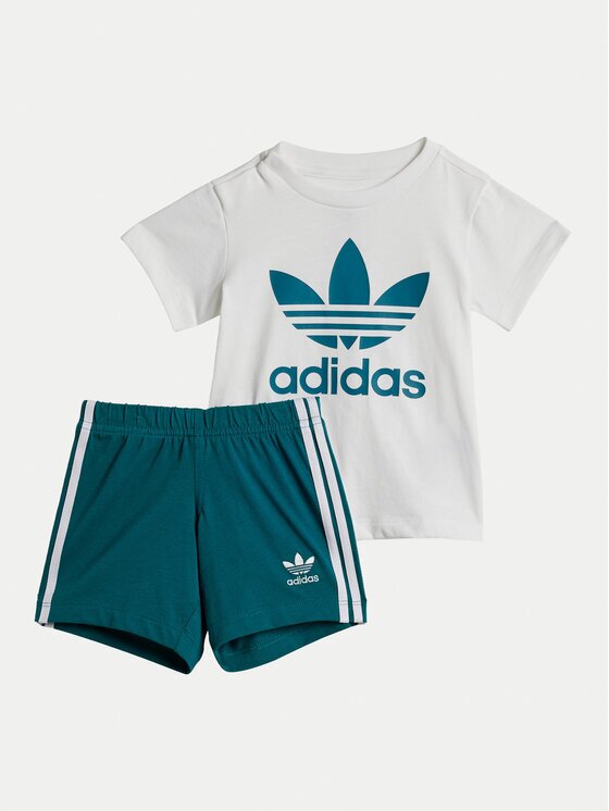 adidas Комплект тишърт и панталонки JE0524 Електриков Regular Fit
