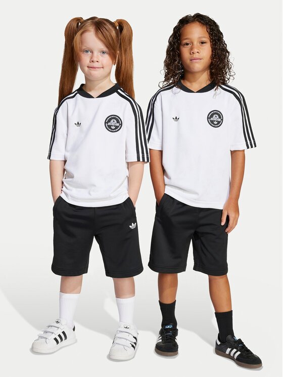adidas Комплект тишърт и панталонки JV7667 Черен Regular Fit