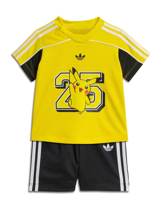 adidas Комплект от тишърт и панталони Pokemon KS7091 Loose Fit