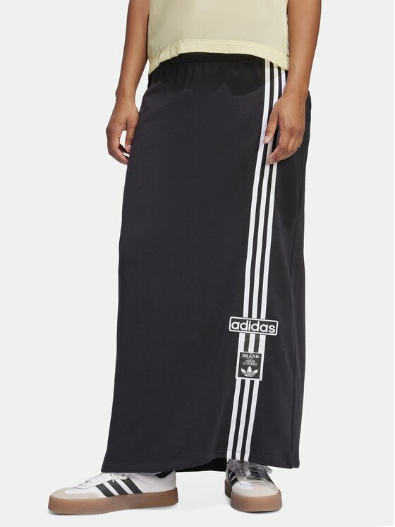 adidas Макси пола Adibreak JC8538 Черен Regular Fit