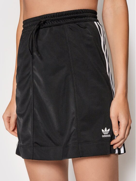 adidas Мини пола adicolor Classics Tricot H37774 Черен Regular Fit