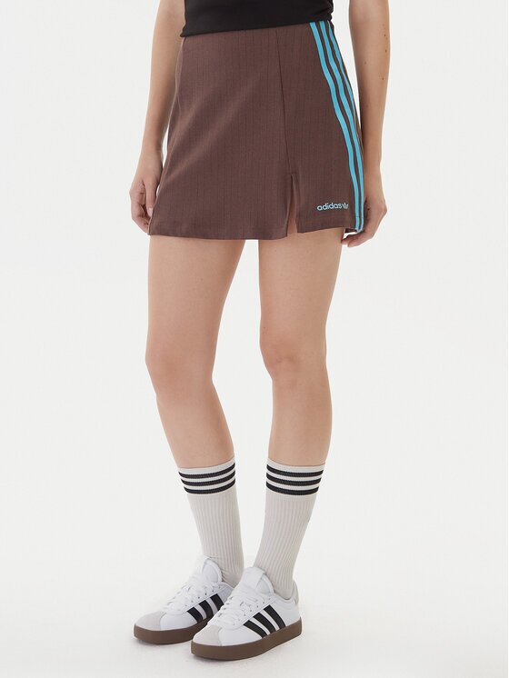 adidas Мини пола JX5305 Кафяв Regular Fit