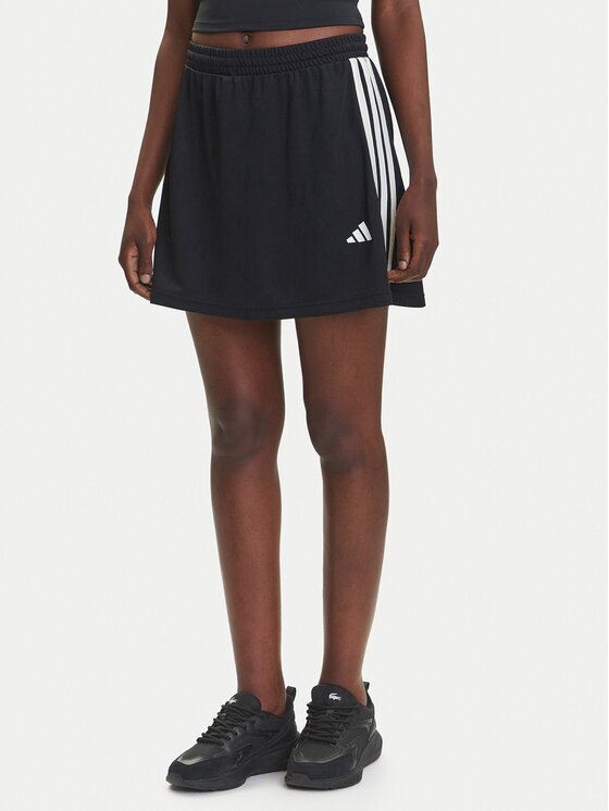 adidas Мини пола Stadium 3-Stripes Tennis Inspired Jacquard JL7171 Черен Regular Fit