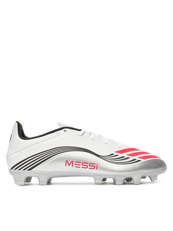 adidas Обувки за футбол F50 Messi Club JP7443 Бял