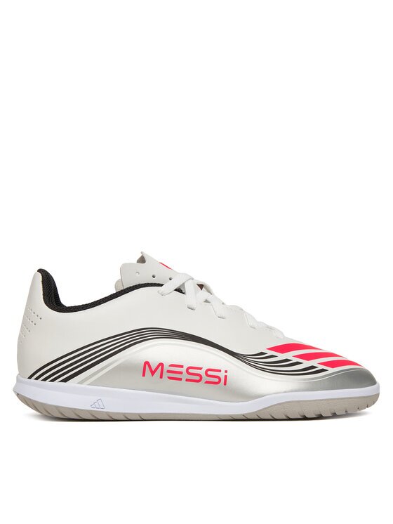 adidas Обувки за футбол F50 Messi Club JP7452 Бял