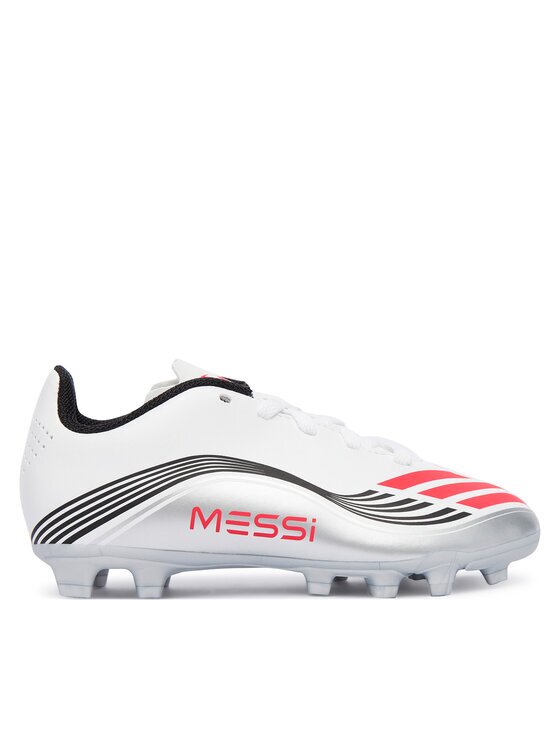 adidas Обувки за футбол F50 Messi Club JP7457 Бял