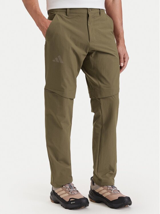 adidas Outdoor панталони KW7459 Кафяв Regular Fit